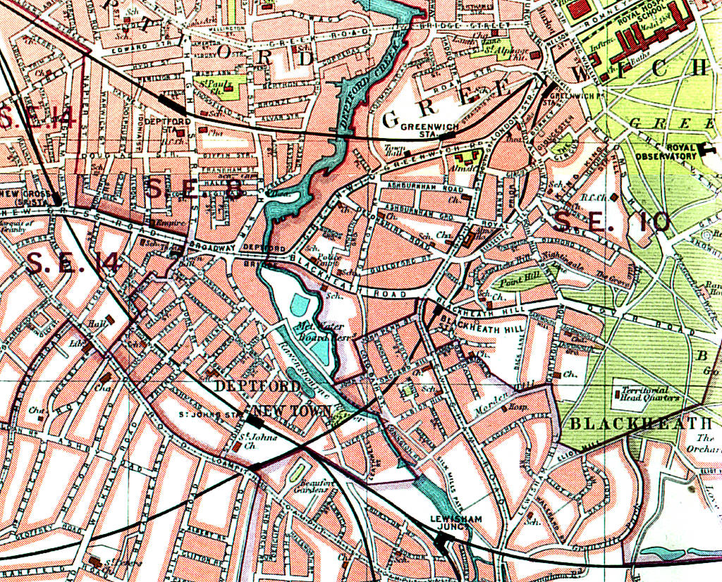 Greenwich map